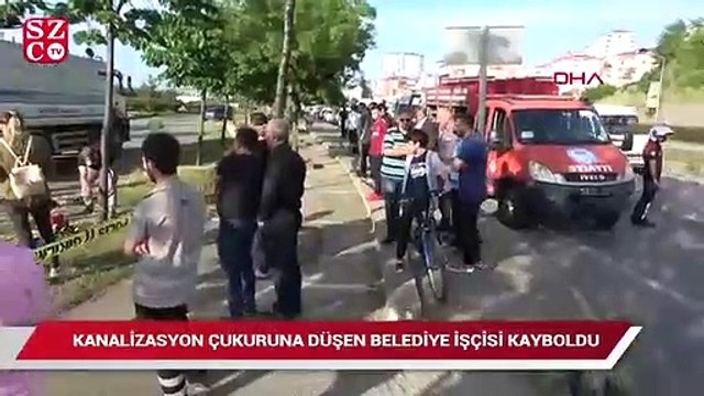 Trabzon’da bir işçi kanalizasyonda akıntıya kapılarak kayboldu