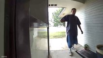 Man Makes Off with Packages on the Porch