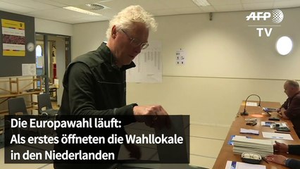 Die Europawahl läuft - Niederlande machen den Auftakt