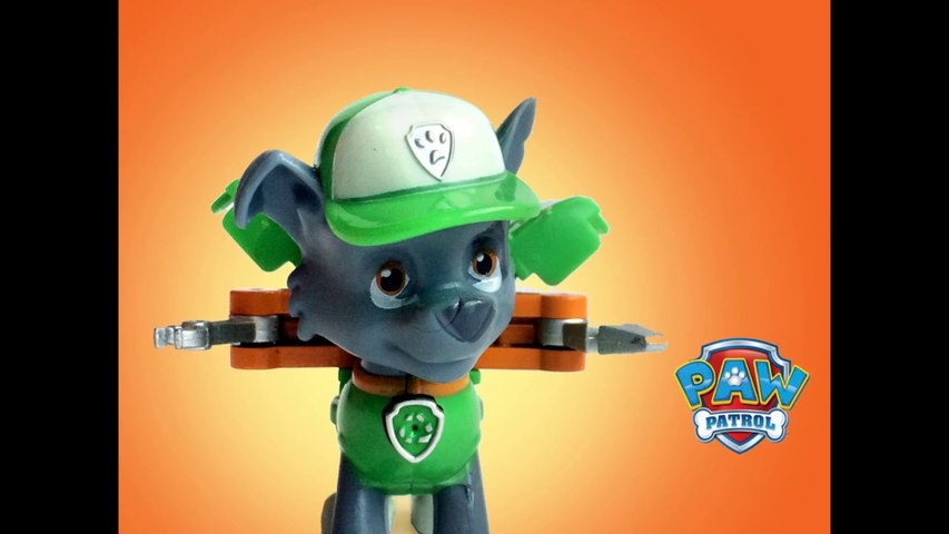 Paw Patrol Rocky Action Pack Pup and Badge Nickelodeon - Unboxing Demo  Review - video Dailymotion