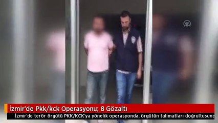 İzmir'de Pkk/kck Operasyonu: 8 Gözaltı