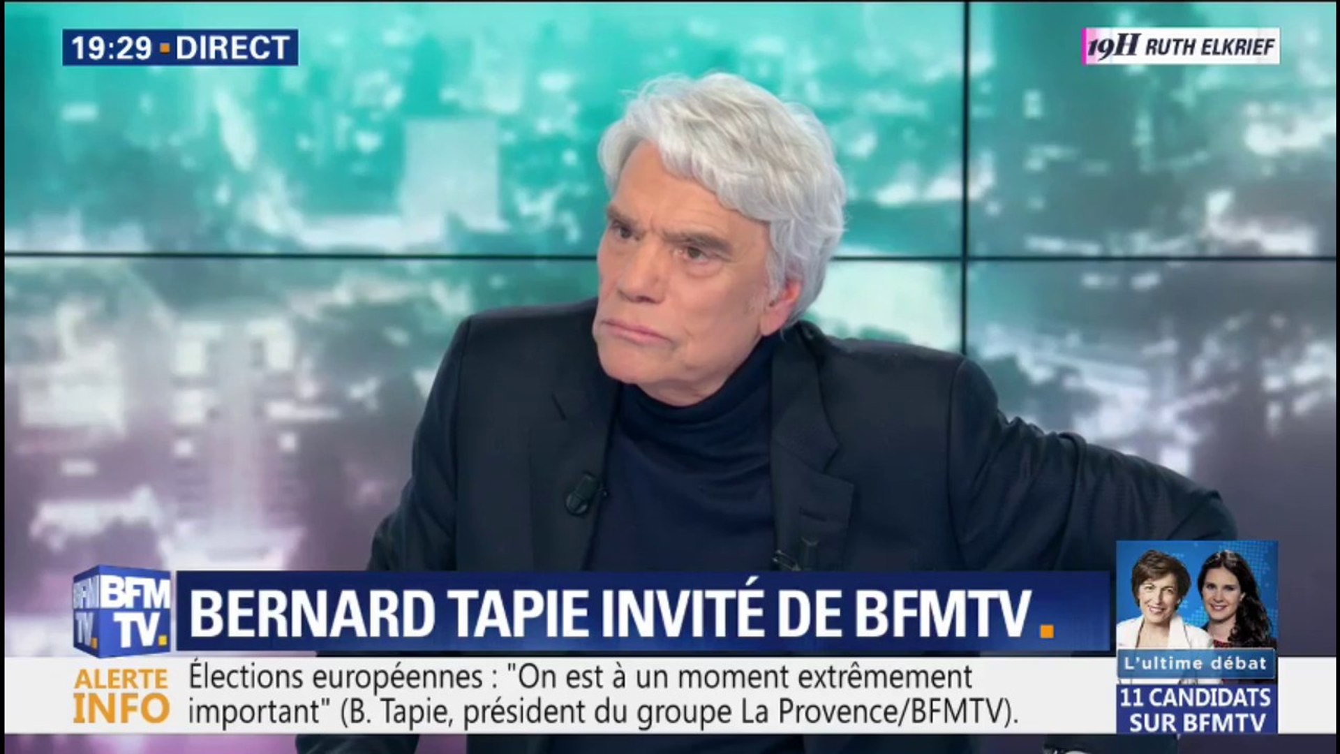 Bernard Tapie: "Si vous avez une deuxième fois Hollande, je vous dis pas  dans quelle merde vous êtes" - Vidéo Dailymotion