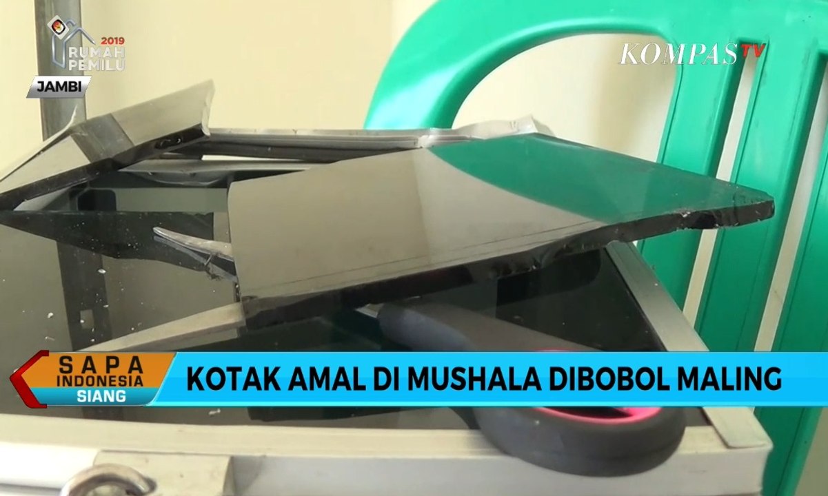 Kotak Amal di Mushala di Kota Jambi Dibobol Maling