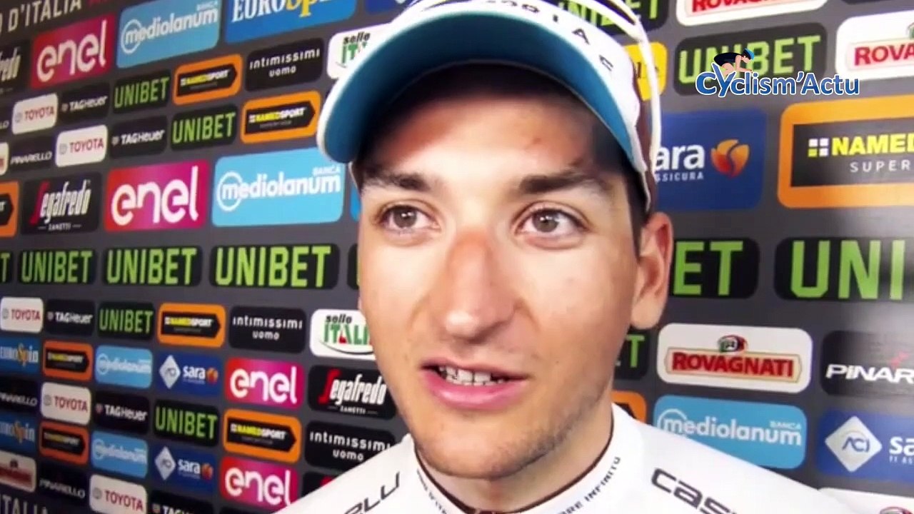 Tour d'Italie 2019 - Nans Peters est maillot blanc du Giro et "savoure" !