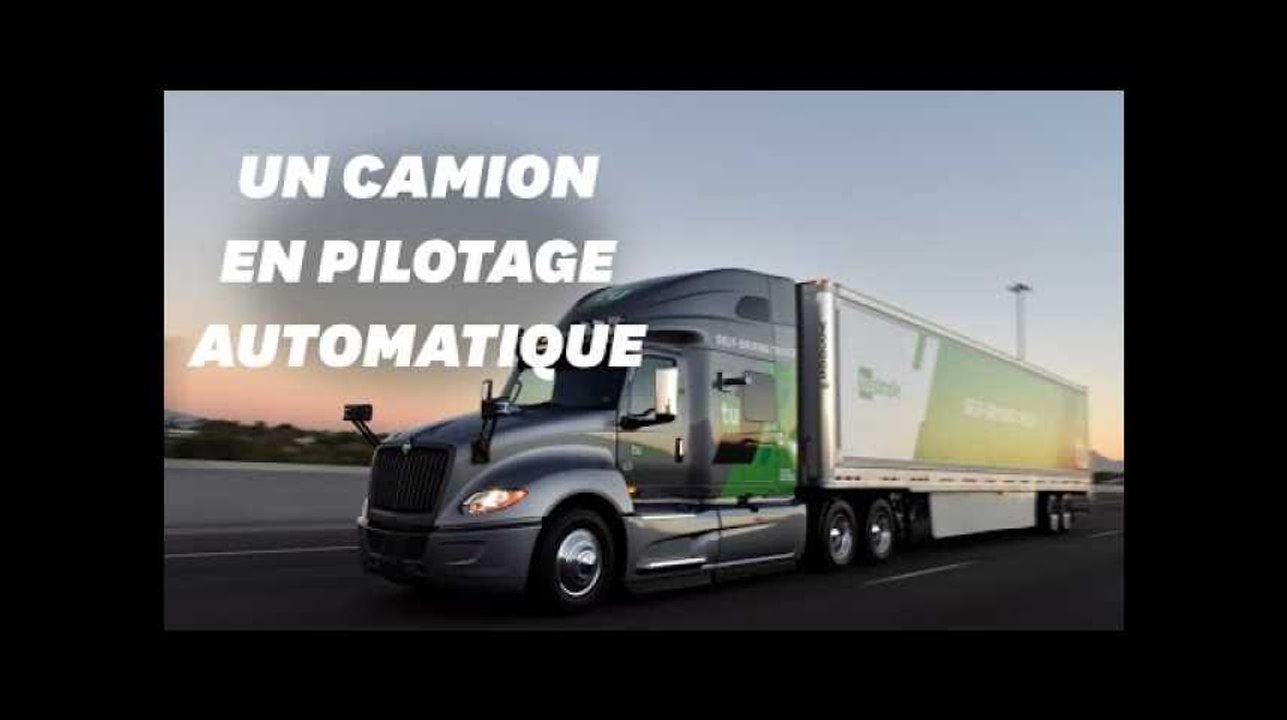 Des colis livrés par des camions sans chauffeurs aux États-Unis