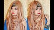 New hijab style with TIKLE || unique hijab style tutorial || new party fashionable hijab style