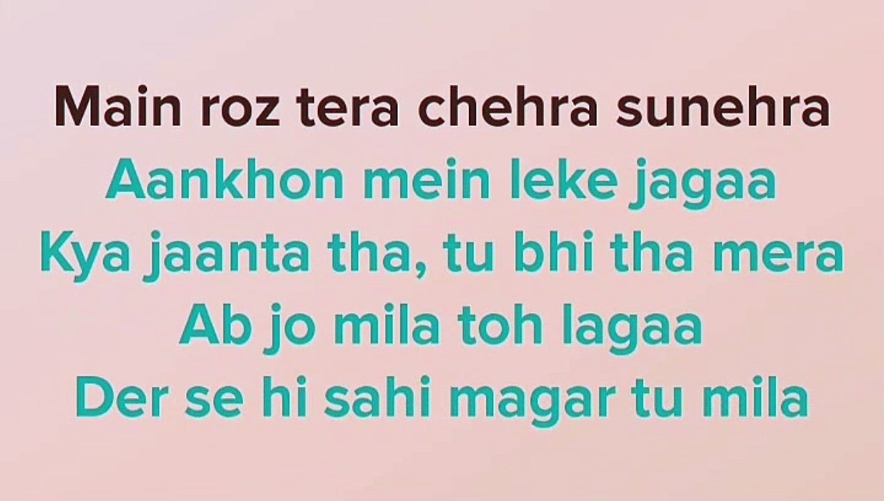 Tu Mila To Haina (De De Pyaar De) - Arijit Singh (Karaoke TOP)