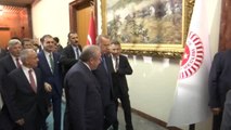 Cumhurbaşkanı Erdoğan, TBMM Başkanı Şentop'u Ziyaret Etti