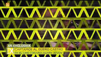 Captamos al GÜERO CASTRO en el cine con una joven guapa.