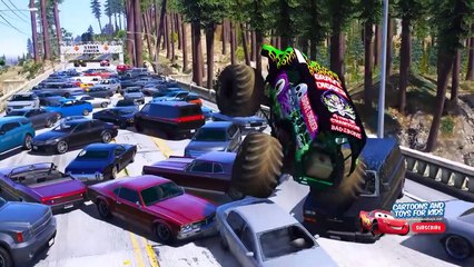 HOT WHEELS MONSTER JAM BRIDGE BEST LAP CHALLENGE (Monster Mcqueen)