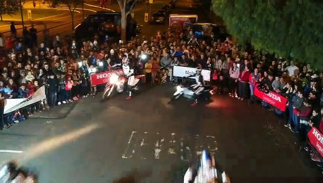 show força e ação weeling show honda