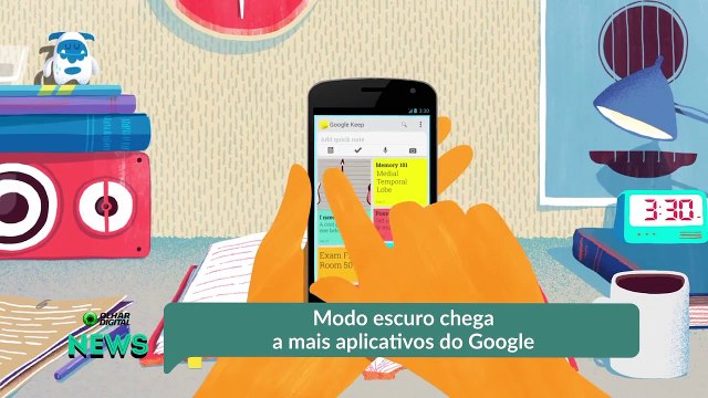 Modo escuro chega a mais aplicativos do Google