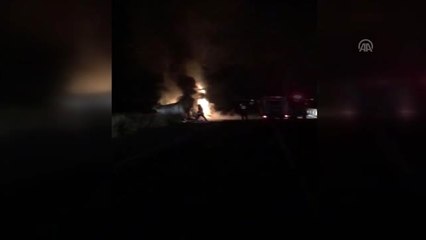 Şanlıurfa'da Yanan Tırdaki Sürücüyü Jandarma Kurtardı