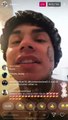 6ix9ine LIVE on Instagram - showertalk - funny moment