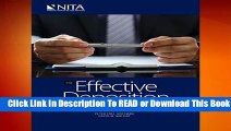 Online The Effective Deposition: Techniques and Strategies That Work (NITA)  For Free