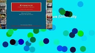 Evidence, Cases and Materials (University Casebook Series)  For Kindle