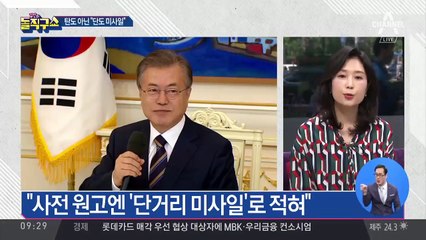 탄도 아닌 “단도 미사일”…문 대통령의 말실수