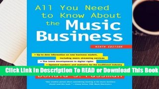 [Read] All You Need to Know About the Music Business  For Full