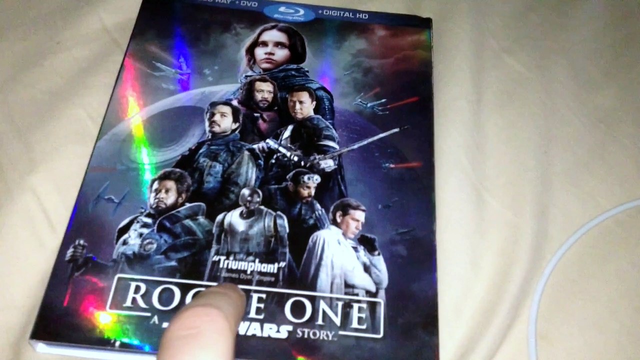 Rogue One: A Star Wars Story Blu-Ray/DVD/Digital HD Unboxing