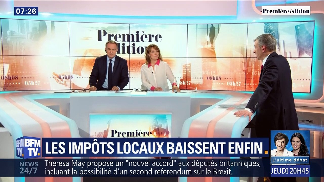 Les impôts locaux baissent enfin