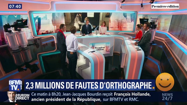 2,3 millions de fautes d'orthographe