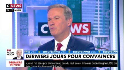 Nicolas Dupont-Aignan : « Celui qui veut défendre l'indépendance de la France, c'est moi » 