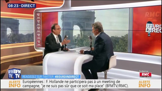 François Hollande: Je soutiens la liste socialiste de Raphaël Glucksmann parce que je suis socialiste