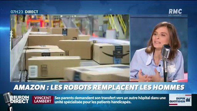 Dupin Quotidien : Amazon, les robots remplacent les hommes - 22/05