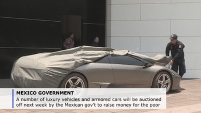 Mexican gov't to auction luxury vehicles to raise money for poor