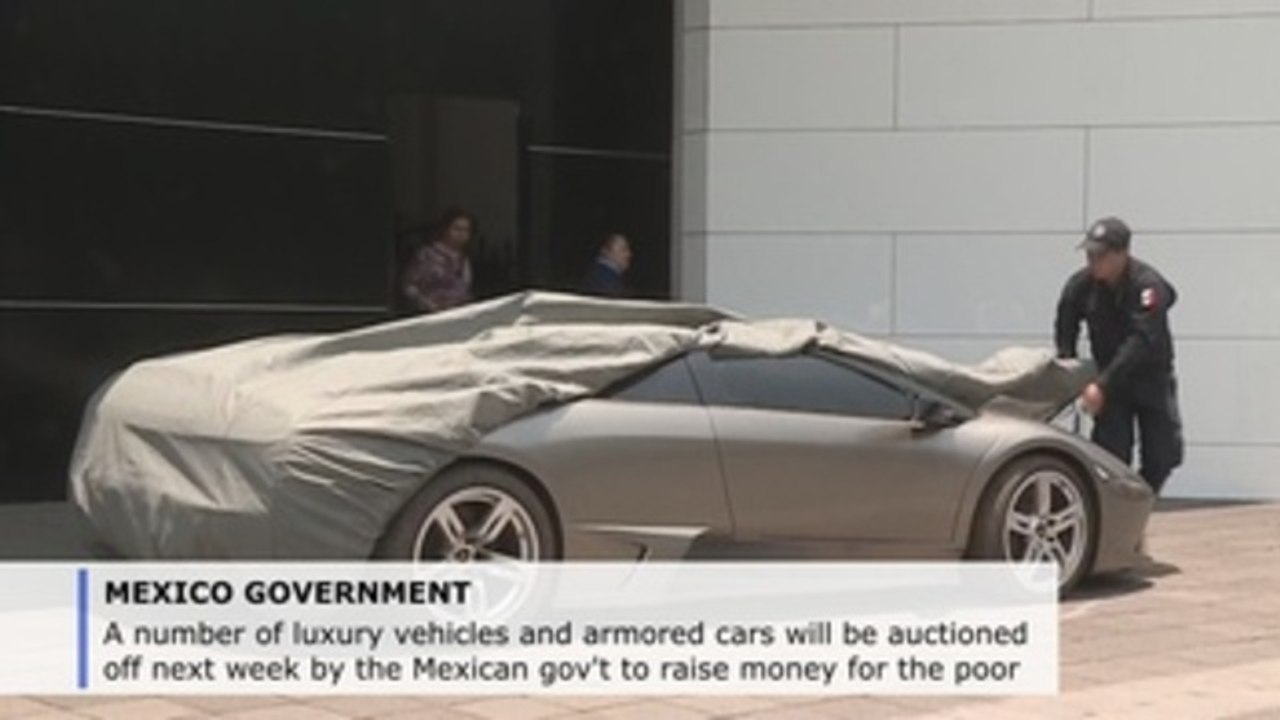 Mexican gov't to auction luxury vehicles to raise money for poor