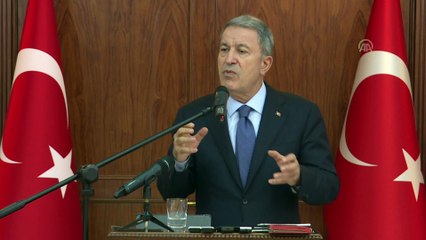 Milli Savunma Bakanı Akar: '(Mümbiç) Bizim oradaki talebimiz teröristlerden arındırılarak Mümbiç'in yönetiminin Mümbiçlilere verilmesidir'  - ANKARA