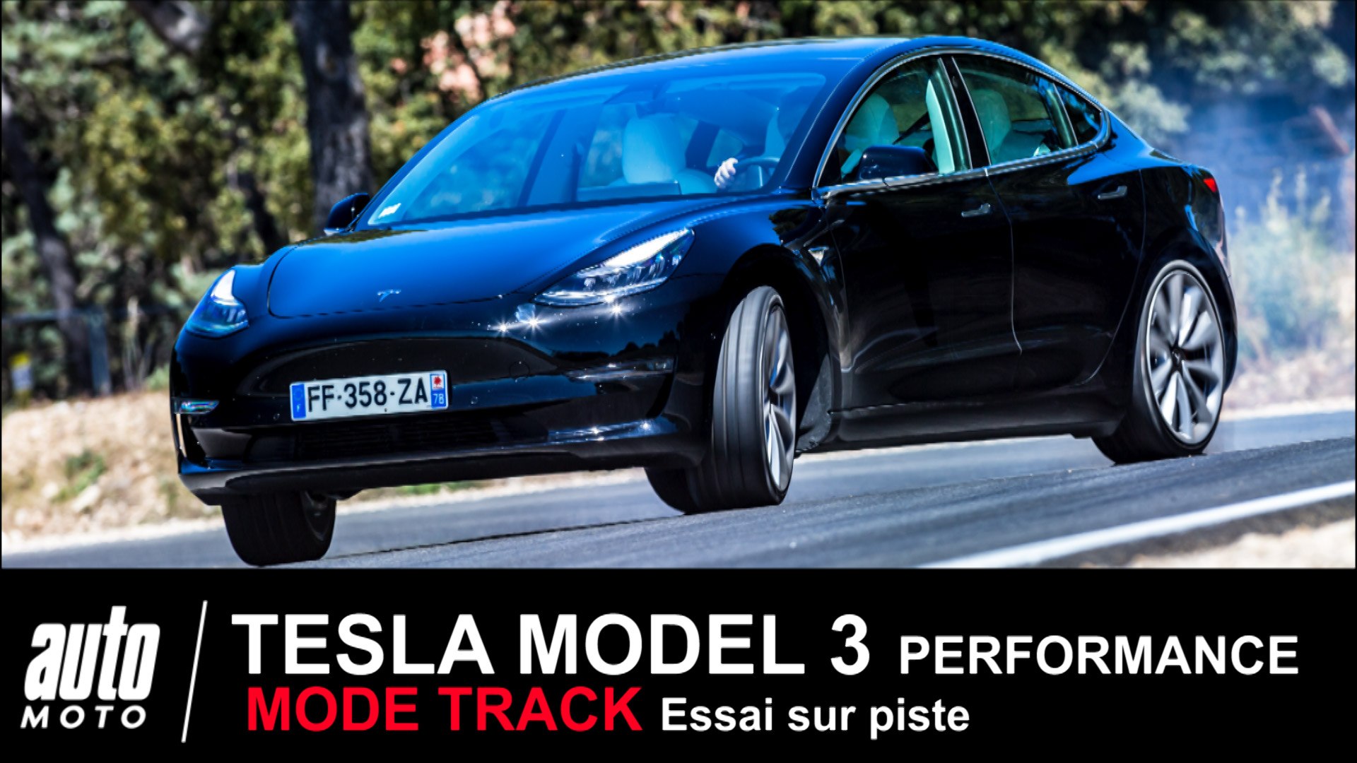 Tesla Model 3 ESSAI sur circuit mode Track POV AUTO-MOTO.COM - Vidéo  Dailymotion