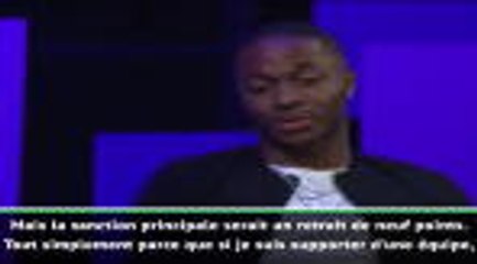 Racisme - Sterling prône un retrait de 9 points !