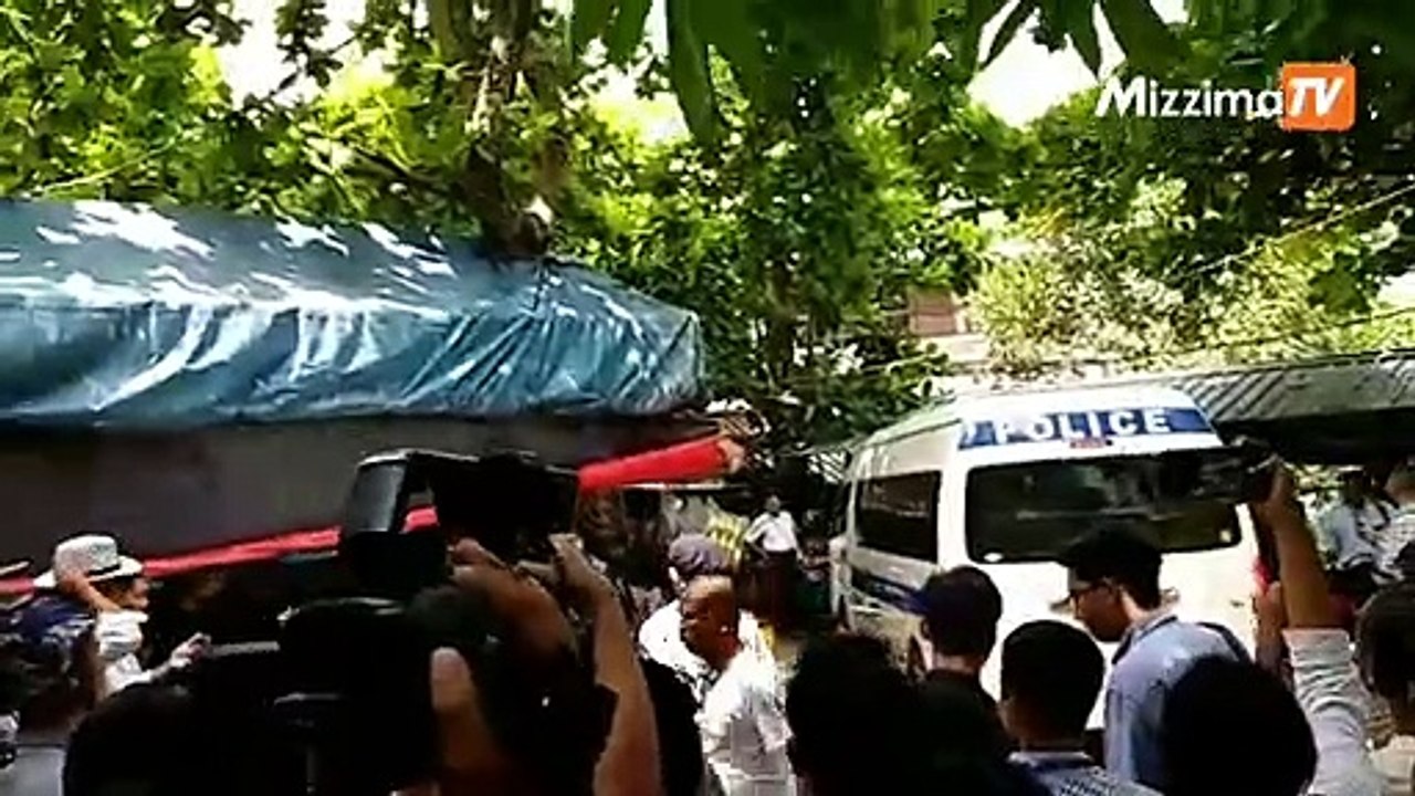 ေဒါင္းတို႔မ်ဳိးဆက္ သံခ်ပ္​အဖြဲ႔ဝင္​ ၅ ဦးအမႈ ယခင္​ရံုးခ်ိန္​းမ်ားထက္​ လံုျခံဳ​ေရး တိုးျမႇင္​့ထား