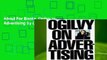 About For Books  Ogilvy on Advertising by David Ogilvy