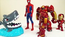Spiderman Dive into the Shark Toys Marvel Avengers Superheroes Toy Story
