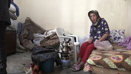 Kanser hastası felçli kadının tek odada yaşam mücadelesi - ADANA