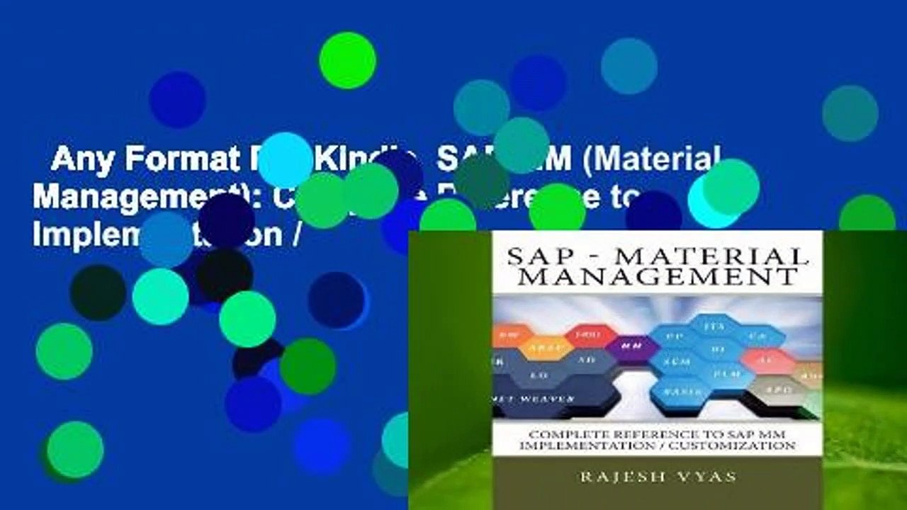 Any Format For Kindle  SAP MM (Material Management): Complete Reference to Implementation /