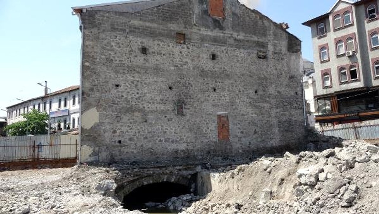 Kentsel Dönüşümde Tarihi Sur ve Menfez Ortaya Çıktı