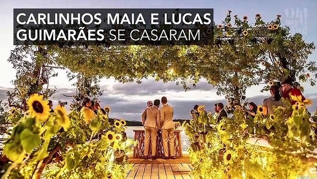 Casamento de Carlinhos Maia com Lucas Guimarães teve Mc Kevinho, Anitta e Alok