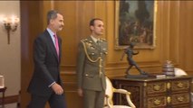 El rey recibe en La Zarzuela a los nuevos presidentes de las cámaras