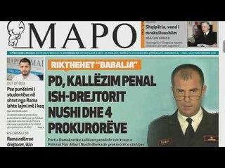 Ora Juaj, Shtypi ditës - PD kallëzim penal ish -drejtorit Nushi dhe 4 prokurorëve