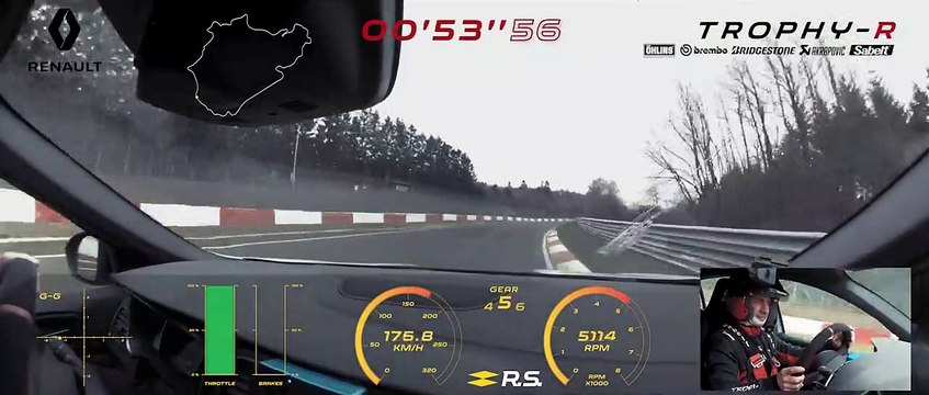 VÍDEO: Nuevo récord en Nürburgring, el Renault Mégane R.S. Trophy-R es el nuevo boss