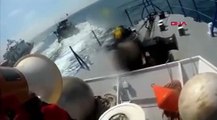 Türk teknesine açılan ateş kamerada!