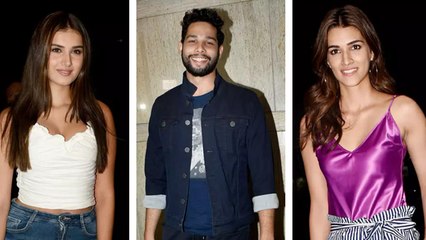 Tara Sutaria, Kriti Sanon और Siddharth Chaturvedi नज़र आये फिल्म स्क्रीनिंग पर