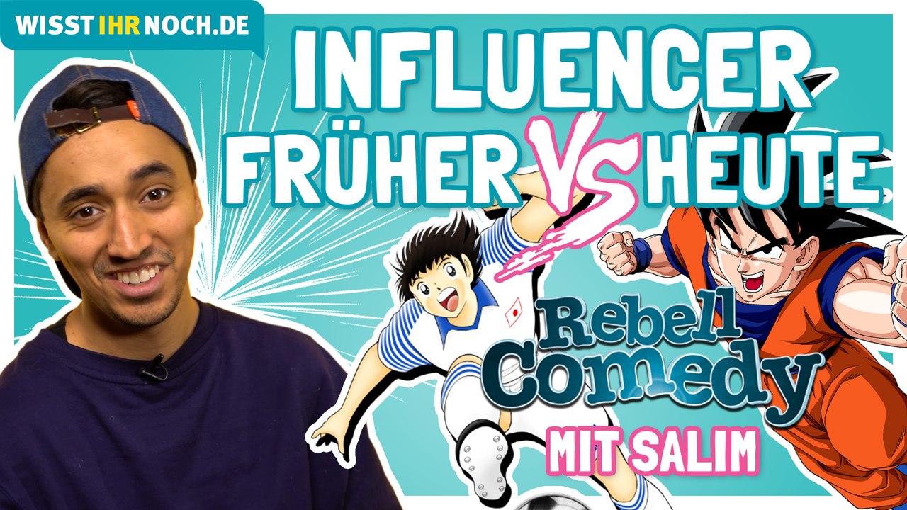 FrÜher vs heute: influencer - salim über instagram, werbung und yu-gi-oh karten (rebellcomedy)