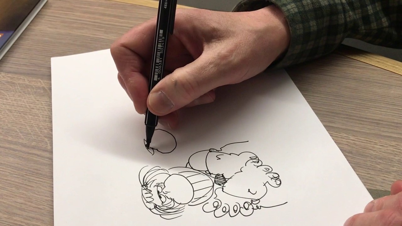 Comment dessiner les Bidochon ? La leçon de dessin de Binet