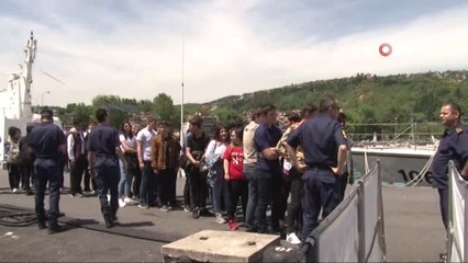 200 Öğrenci Sahil Güvenlik Ekipleriyle Boğaz Turu Eşliğinde Eğitim Aldı