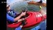 Kayakers save helpless seal pup entangled in netting off Namibia