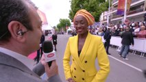 Maimouna N'Diaye, membre du jury au micro de Dider Allouch- Cannes 2019